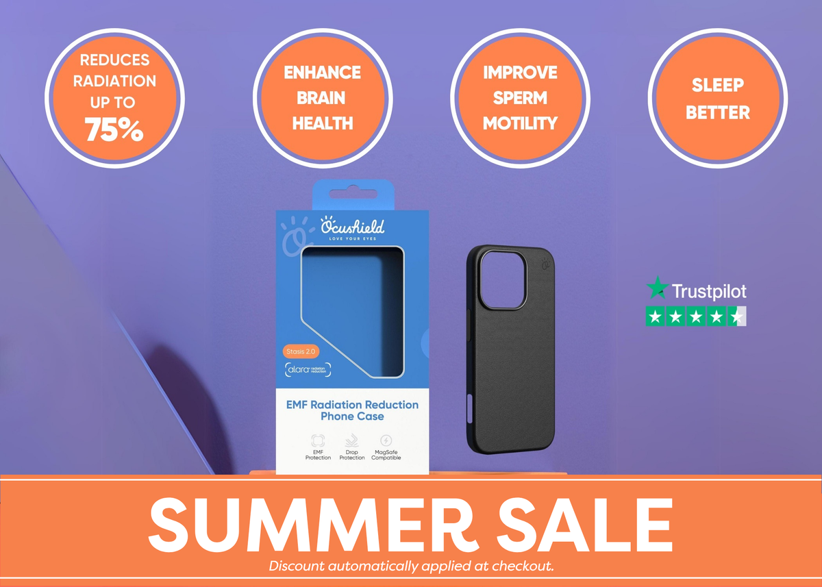 NEW - EMF Radiation Protection for iPhone - Stasis, by Ocushield