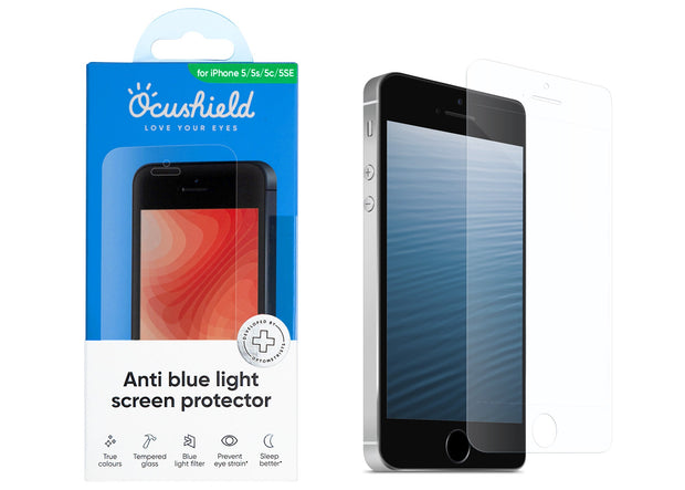 Ocushield anti blue light screen protector for iPhone 5, iPhone 5C, iPhone 5S and iPhone 5SE