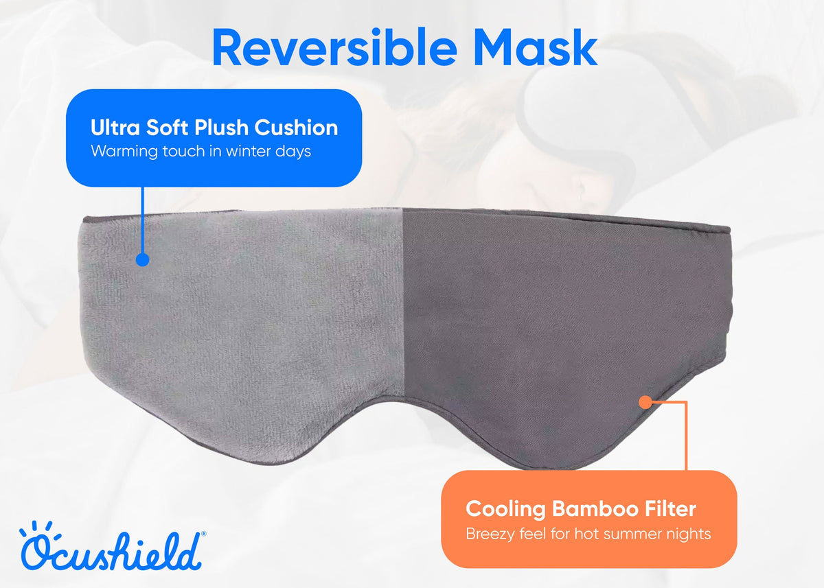NEW - Bamboo Weighted Sleep Eye Mask