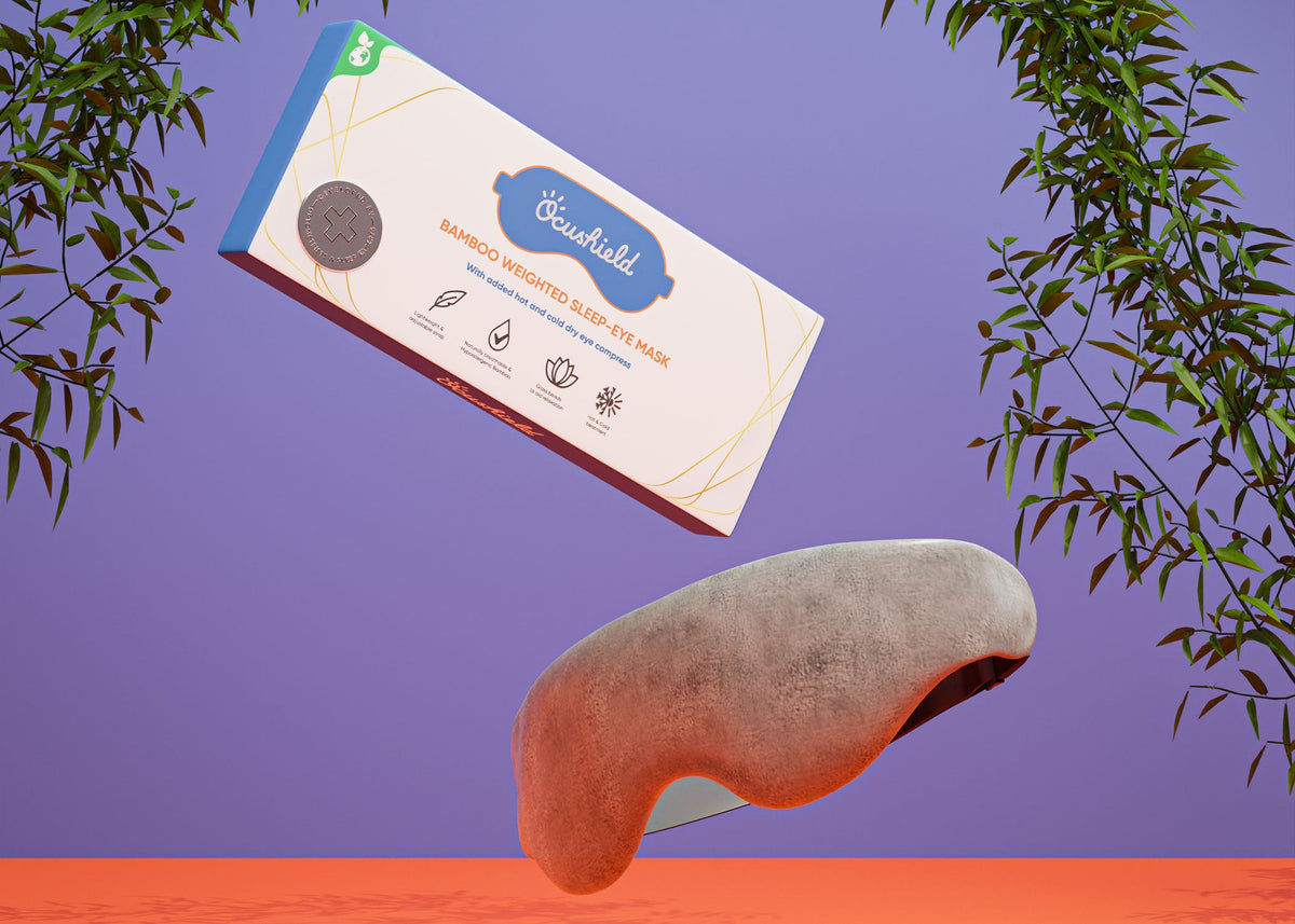 NEW - Bamboo Weighted Sleep Eye Mask
