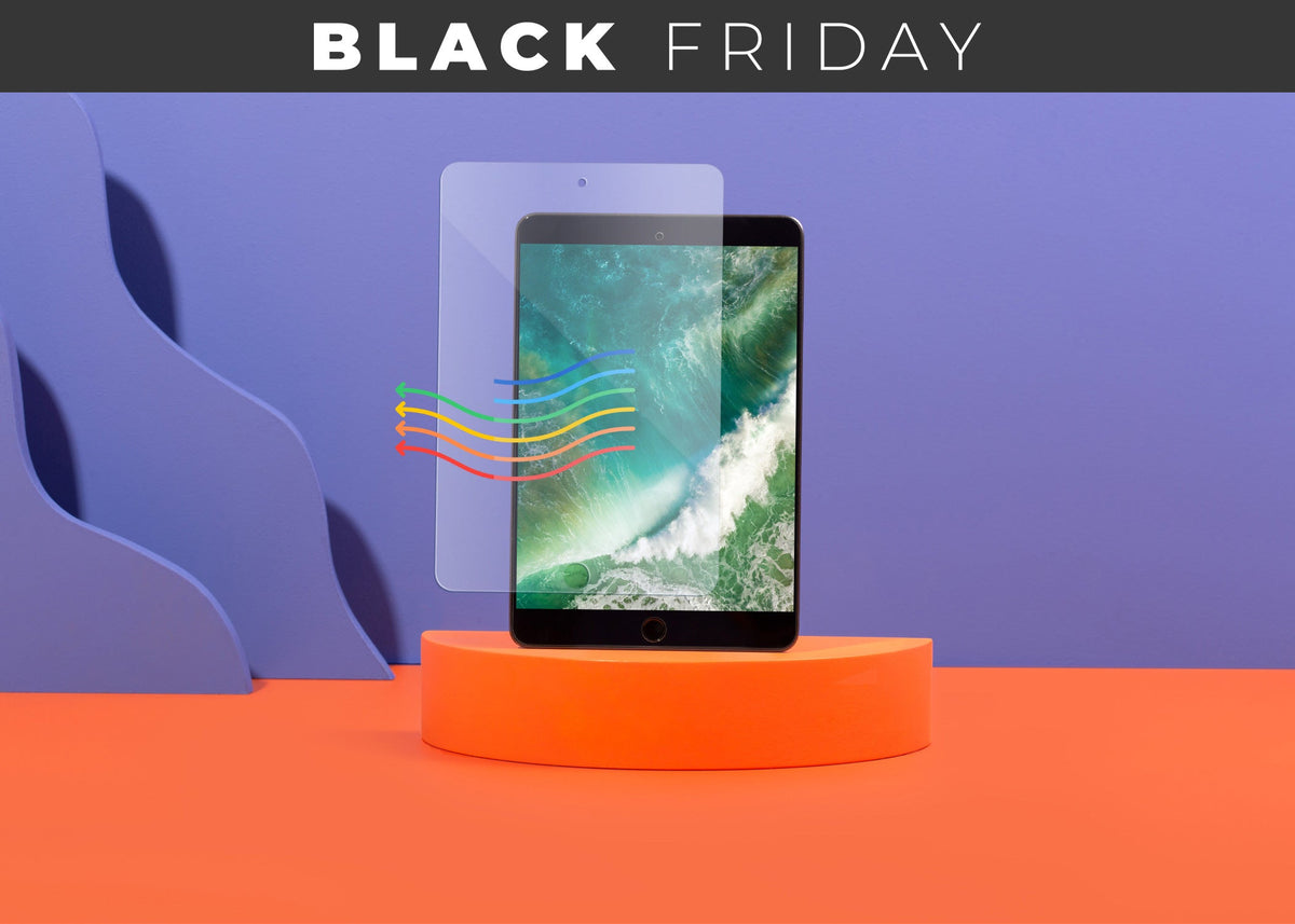 Anti blue light screen protector for iPad