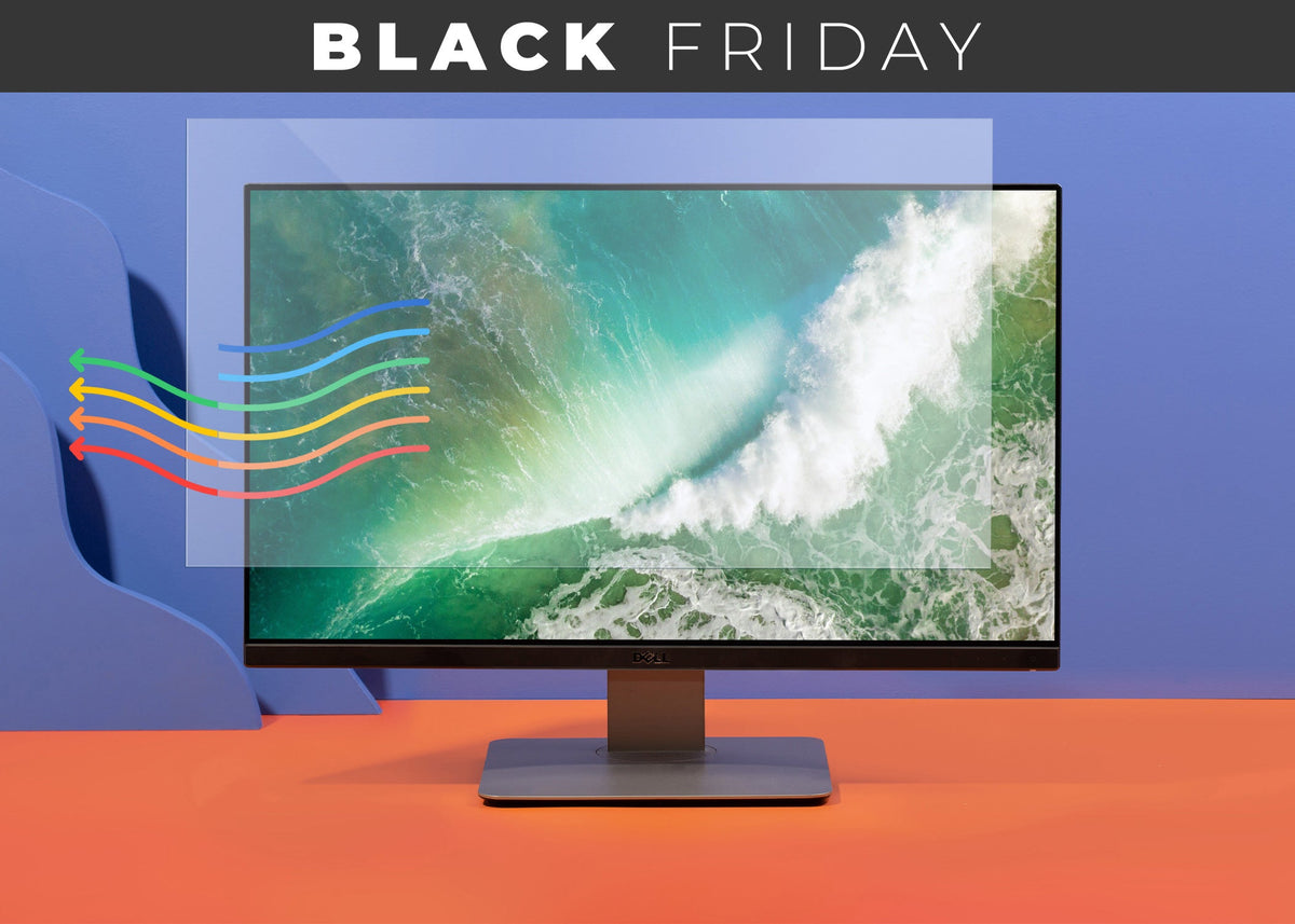 Anti blue light screen protector for laptops, monitors and PCs