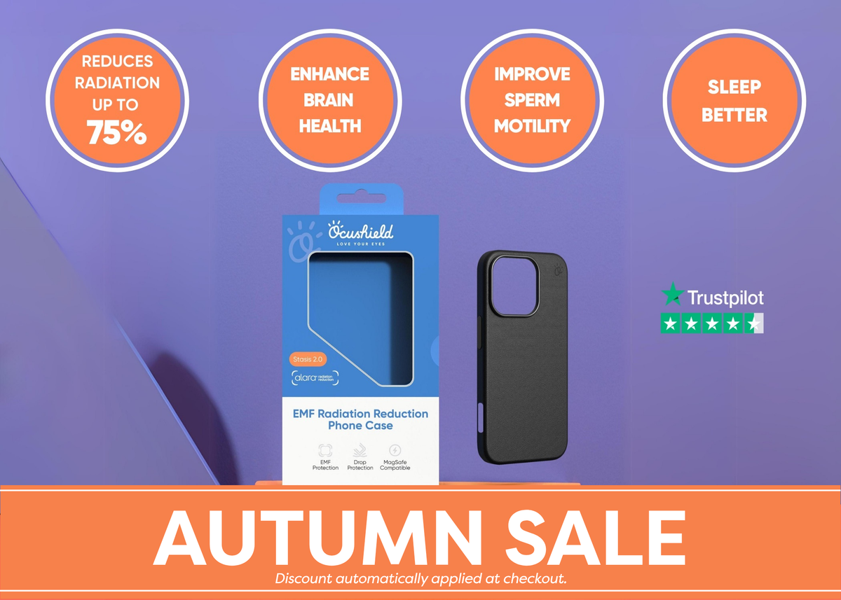 NEW - EMF Radiation Protection for iPhone - Stasis, by Ocushield
