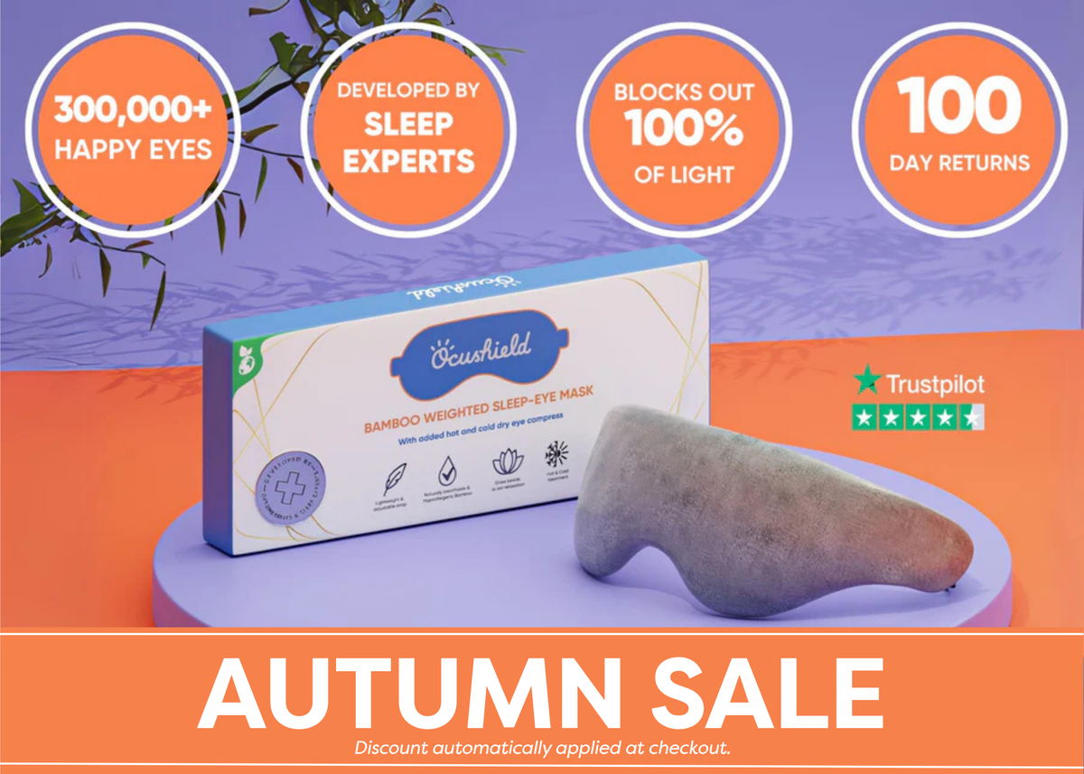 NEW - Bamboo Weighted Sleep Eye Mask