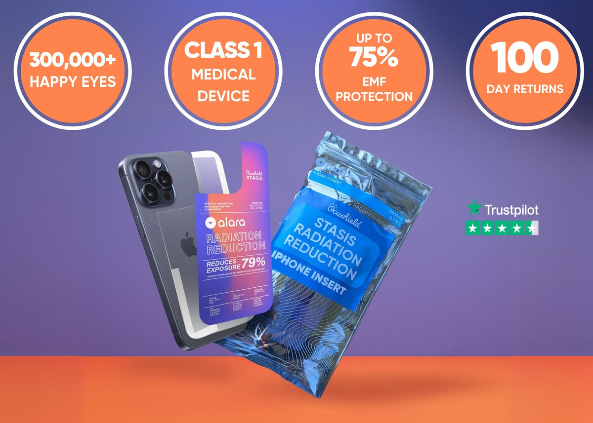 NEW - EMF Radiation Protection for iPhone - Stasis, by Ocushield