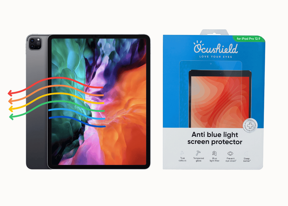 Ocushield iPad blue light screen protector for iPad Pro 12.9