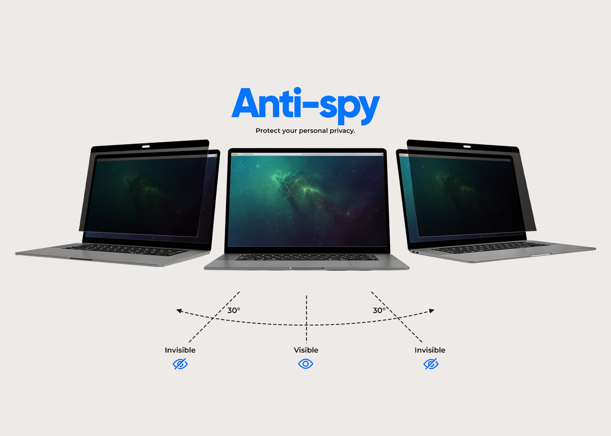 Anti blue light privacy filter for MacBook Air & Pro