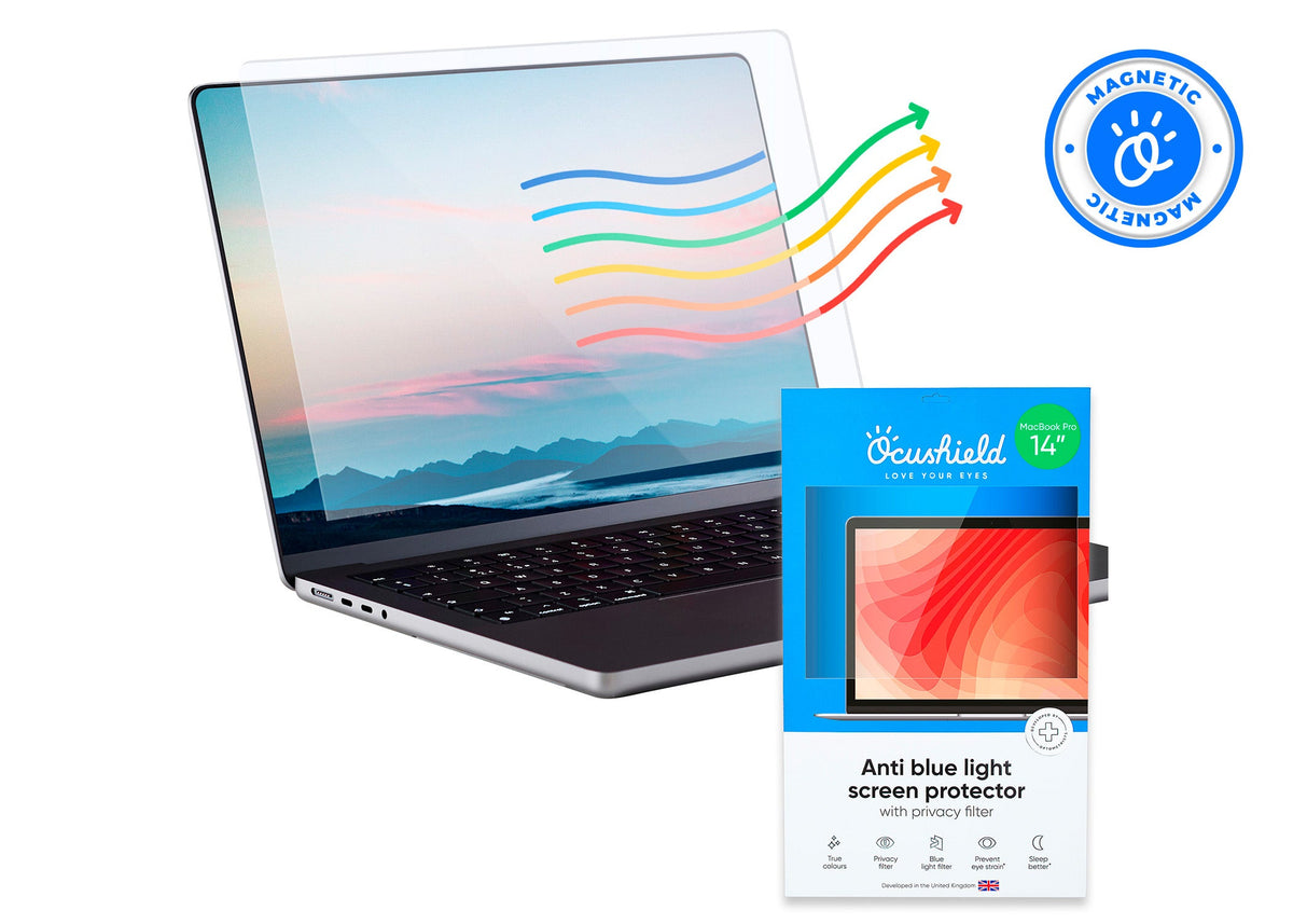 Anti blue light privacy filter for MacBook Air & Pro