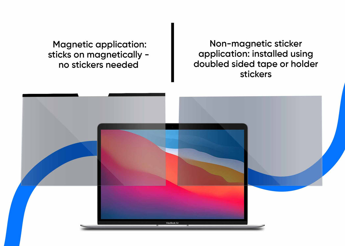Anti blue light privacy filter for MacBook Air & Pro