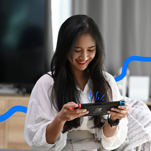 Blue light and gaming