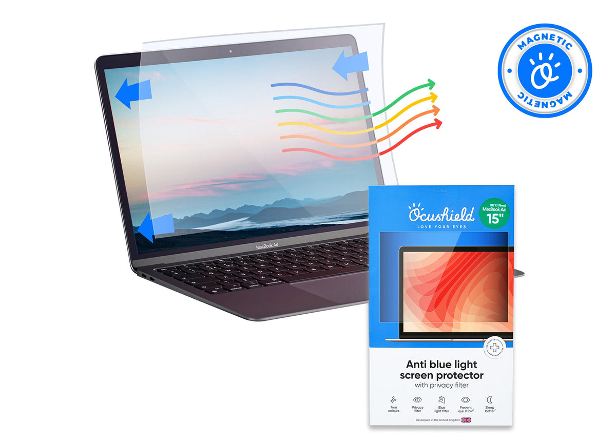 Anti blue light privacy filter for MacBook Air & Pro
