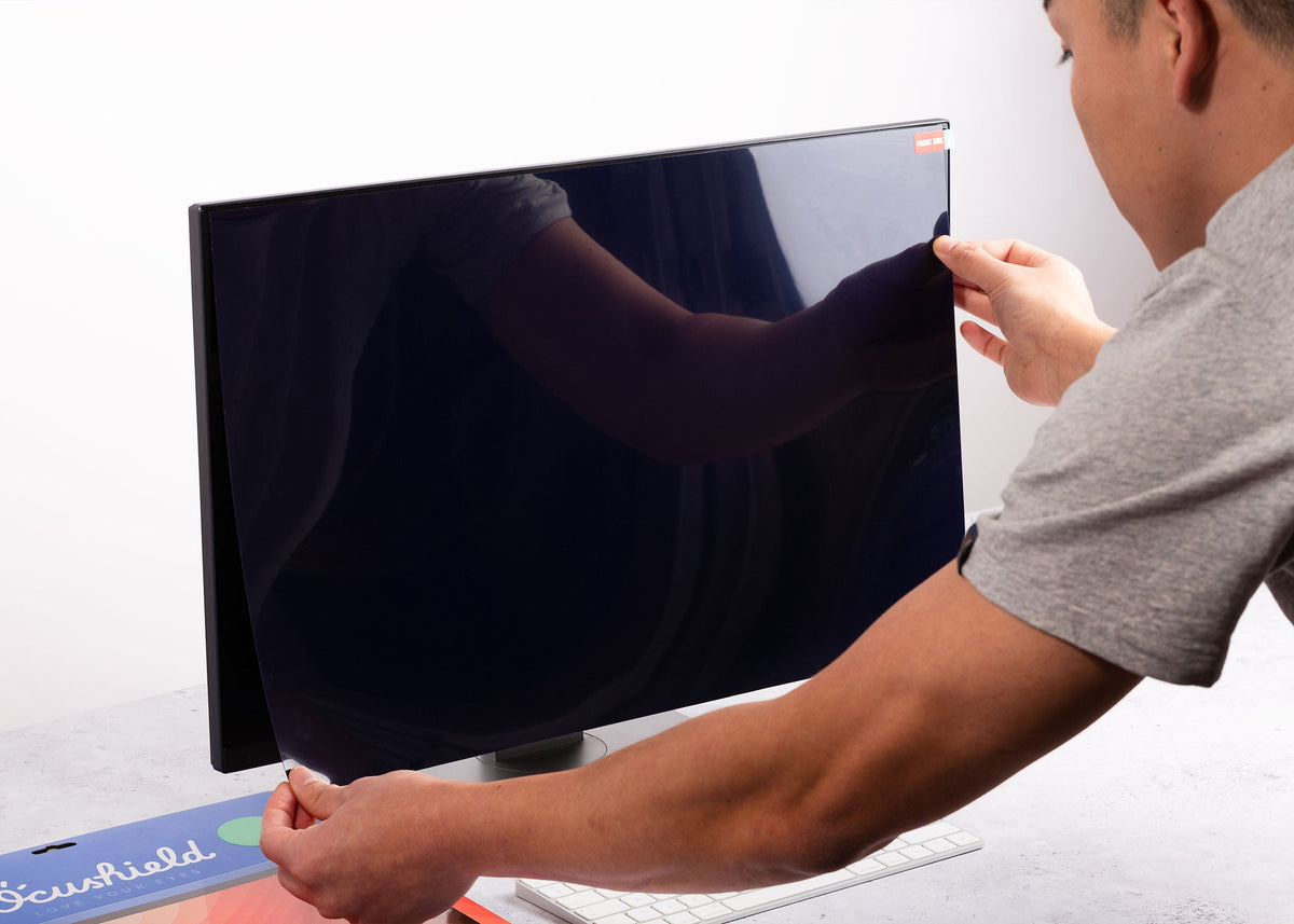 Anti blue light screen protector for laptops, monitors and PCs