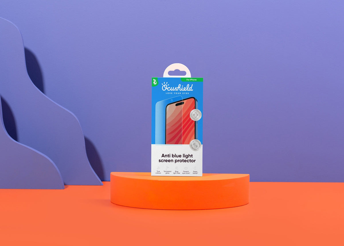 Ocushield anti blue light screen protector for iPhone