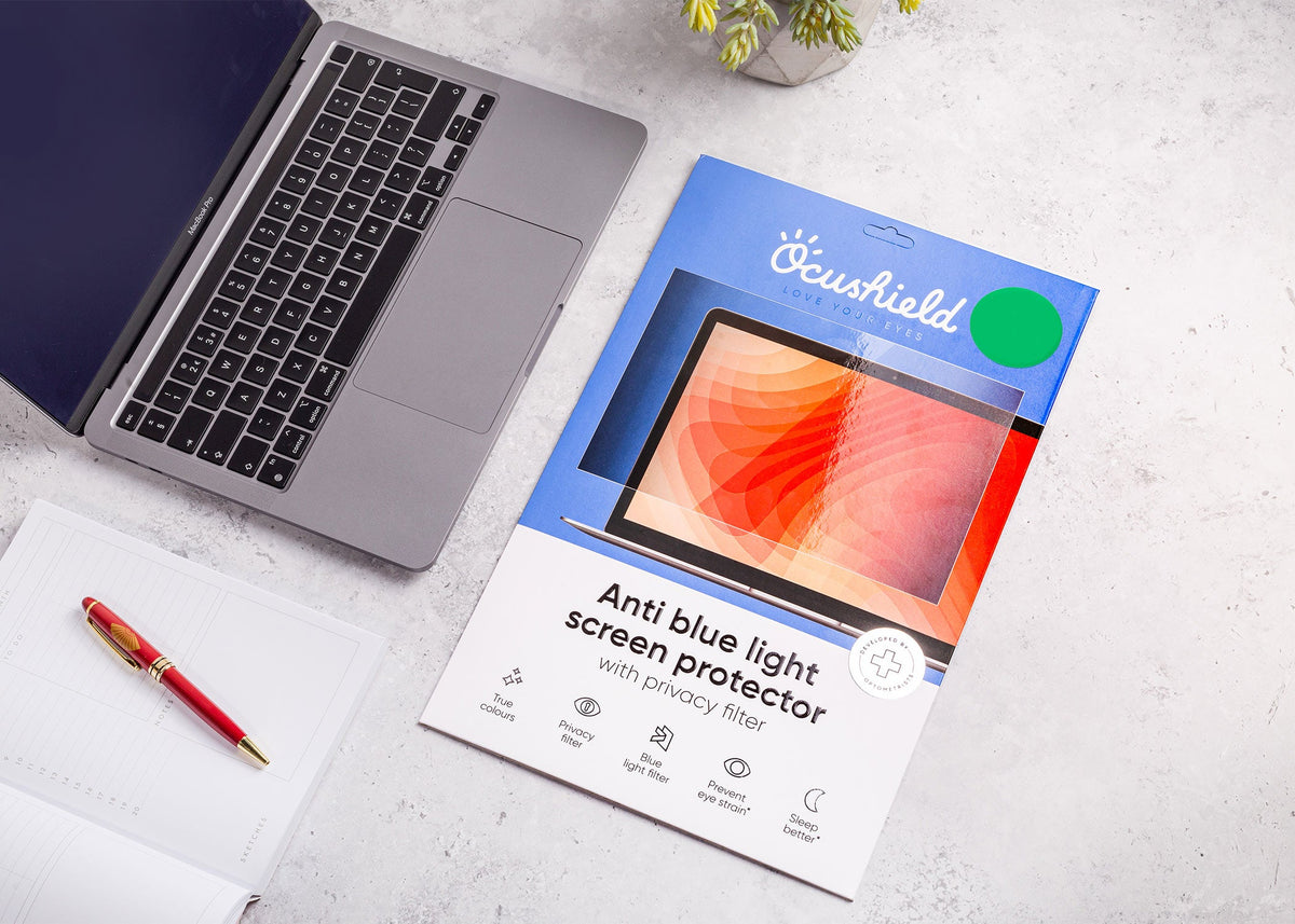 Anti blue light privacy filter for MacBook Air & Pro