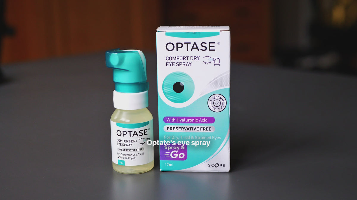 Optase Comfort Dry Eye Spray - Instant Relief for Dry, Tired, Irritated Eyes - 300 Sprays (17ml)