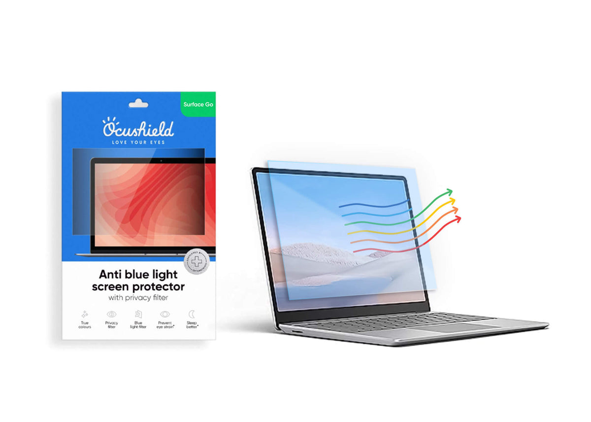 Anti blue light screen protector for laptops, monitors and PCs