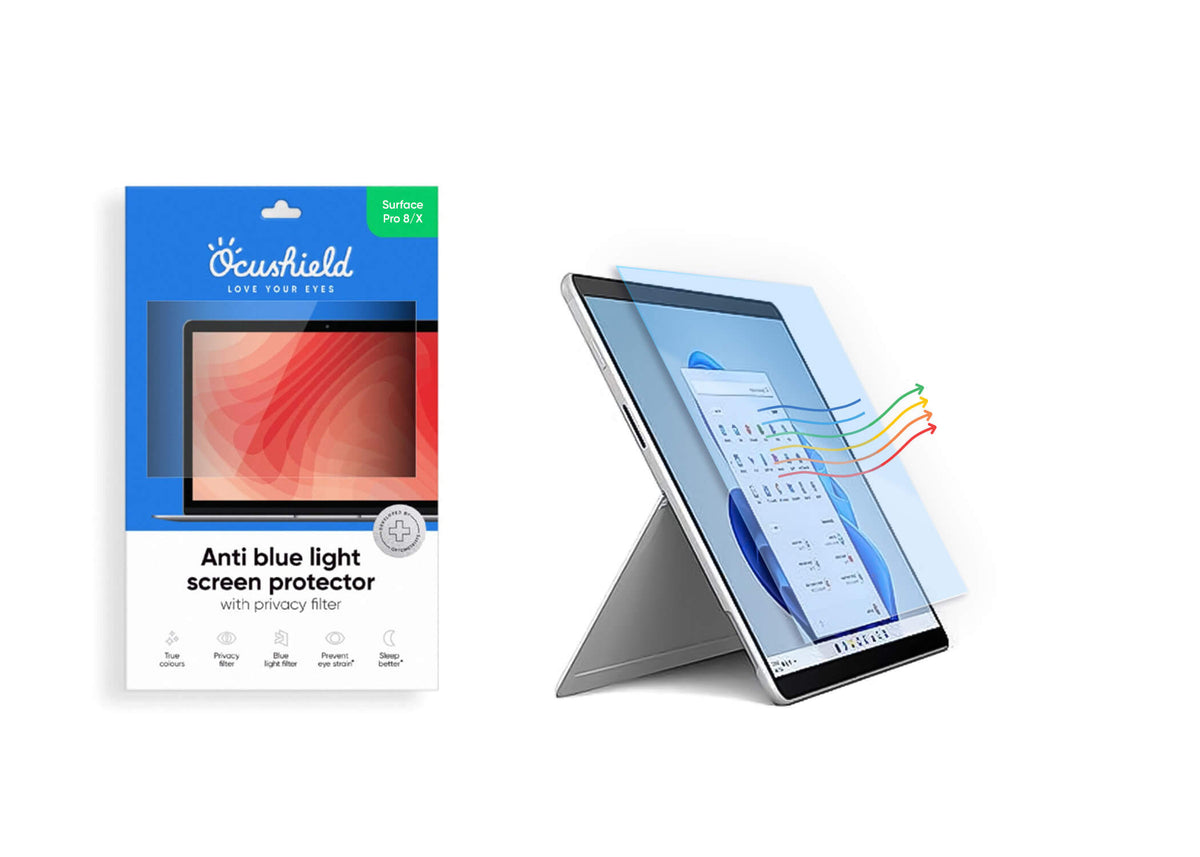 Anti blue light screen protector for laptops, monitors and PCs