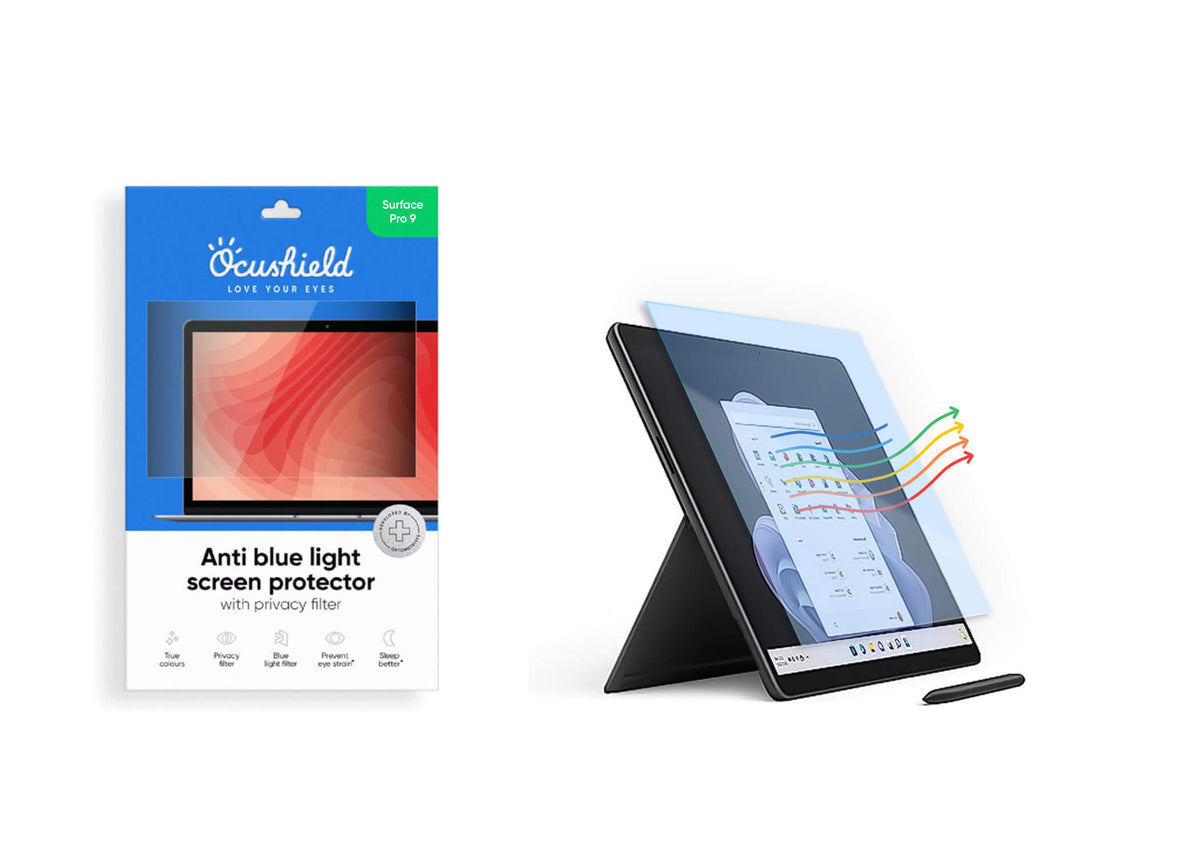 Anti blue light screen protector for laptops, monitors and PCs