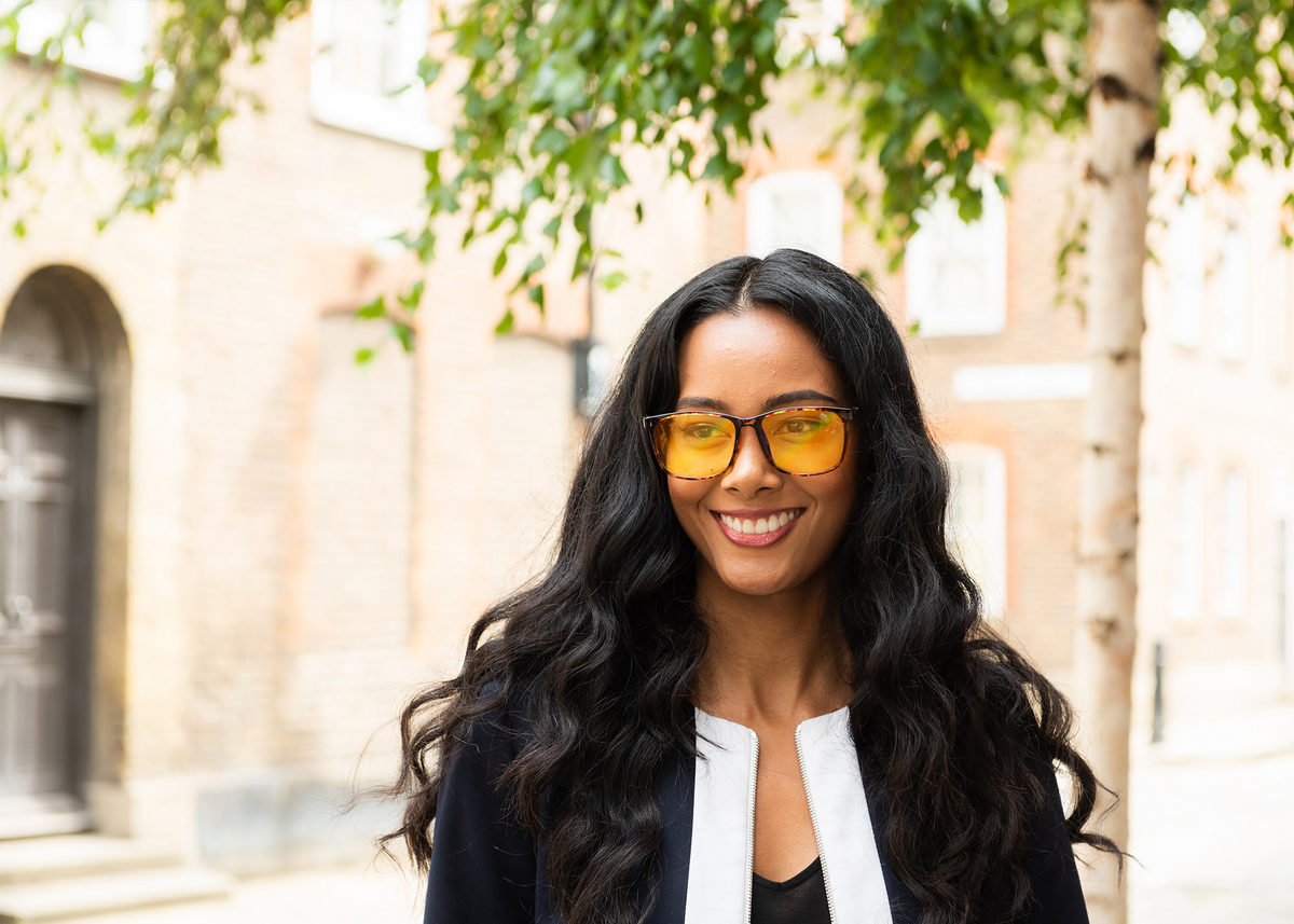 Amber Anti blue light glasses for Men & Women