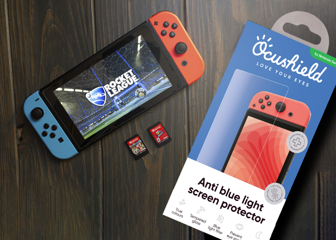for Nintendo Switch OLED (2021) Anti Blue Light Tempered Glass Screen  Protector, Eye Protection, ZenHoo