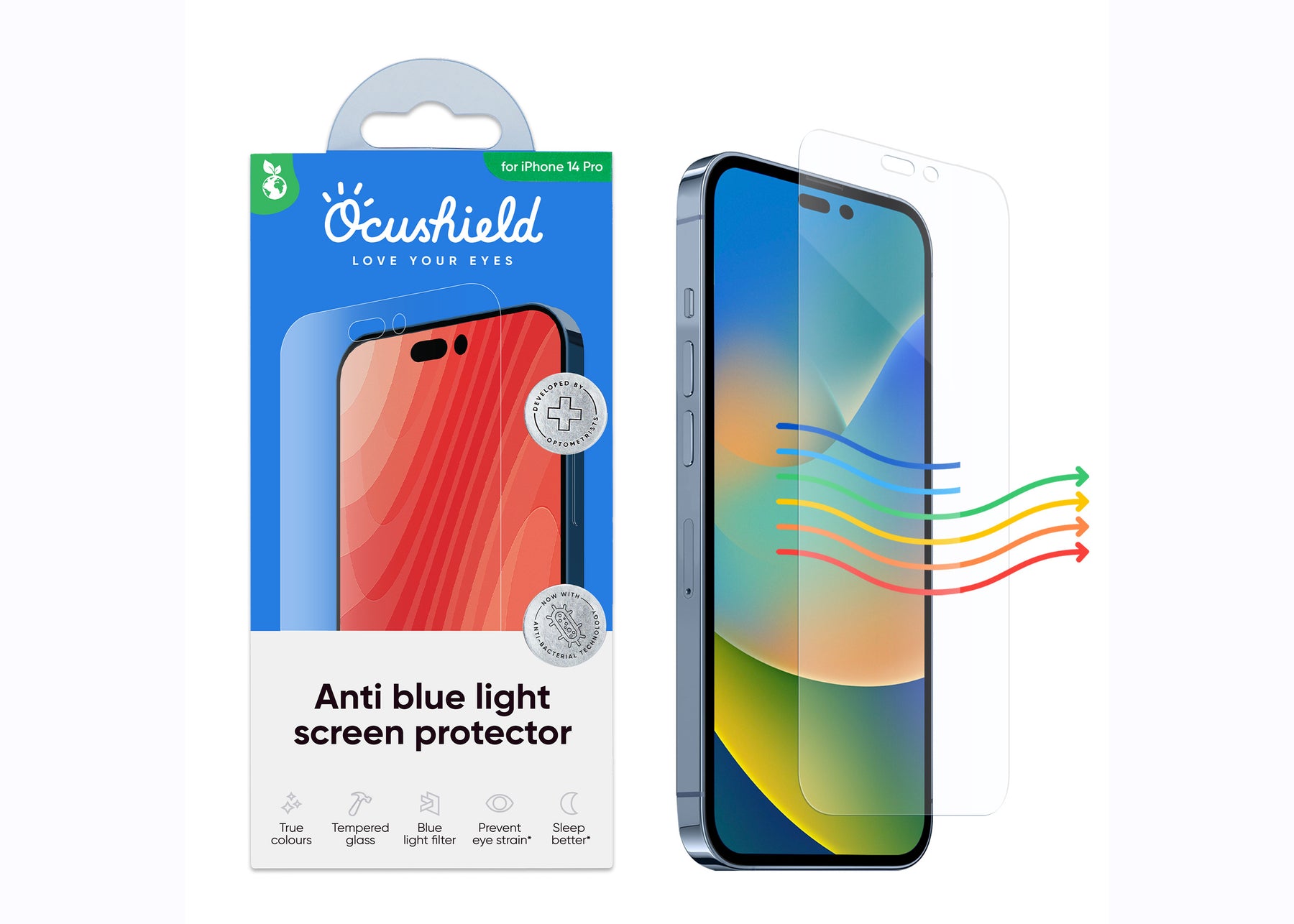 Blue Light Screen Protector for iPhone | Ocushield Blue Light Screen Protector for iPhone | Ocushield