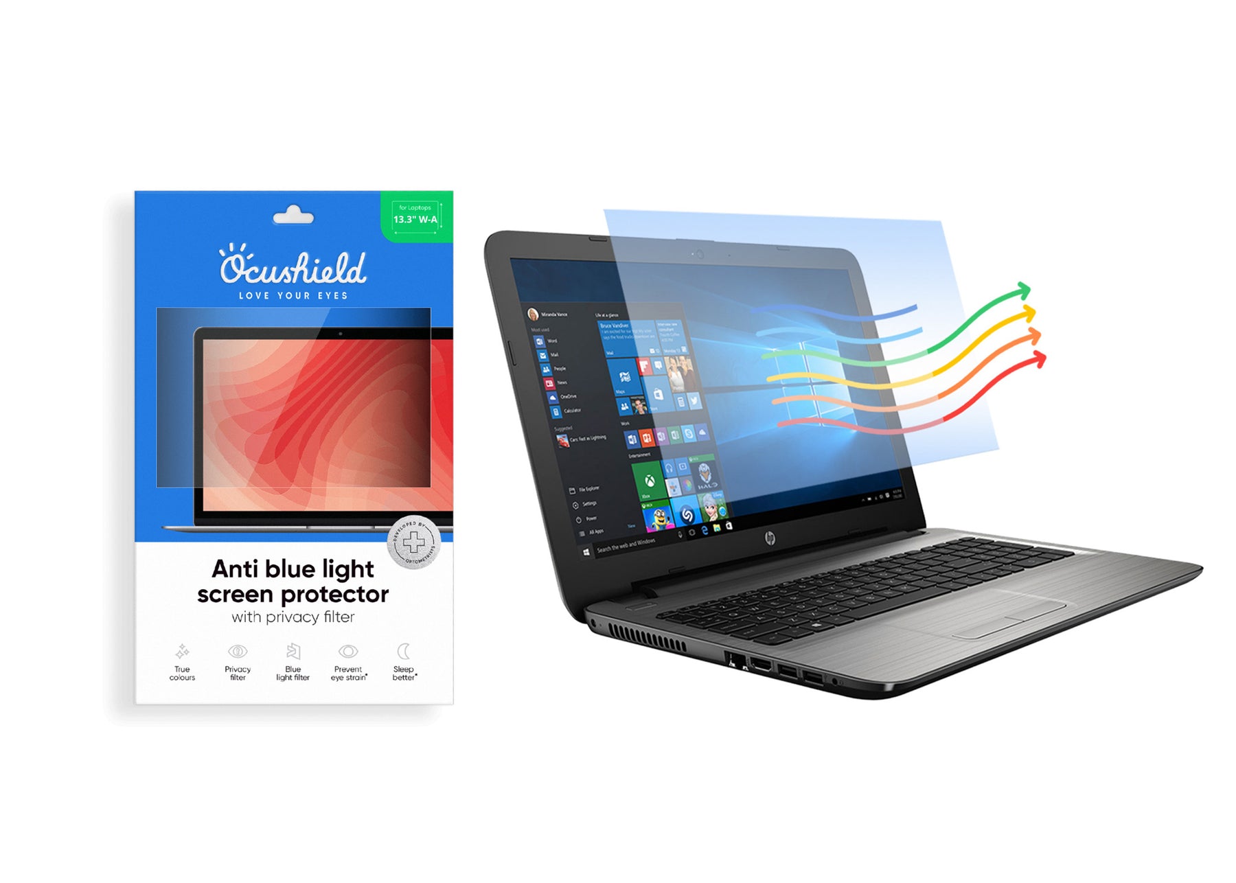 Blue Light Screen Protectors for Laptop and PC Monitors Ocushield